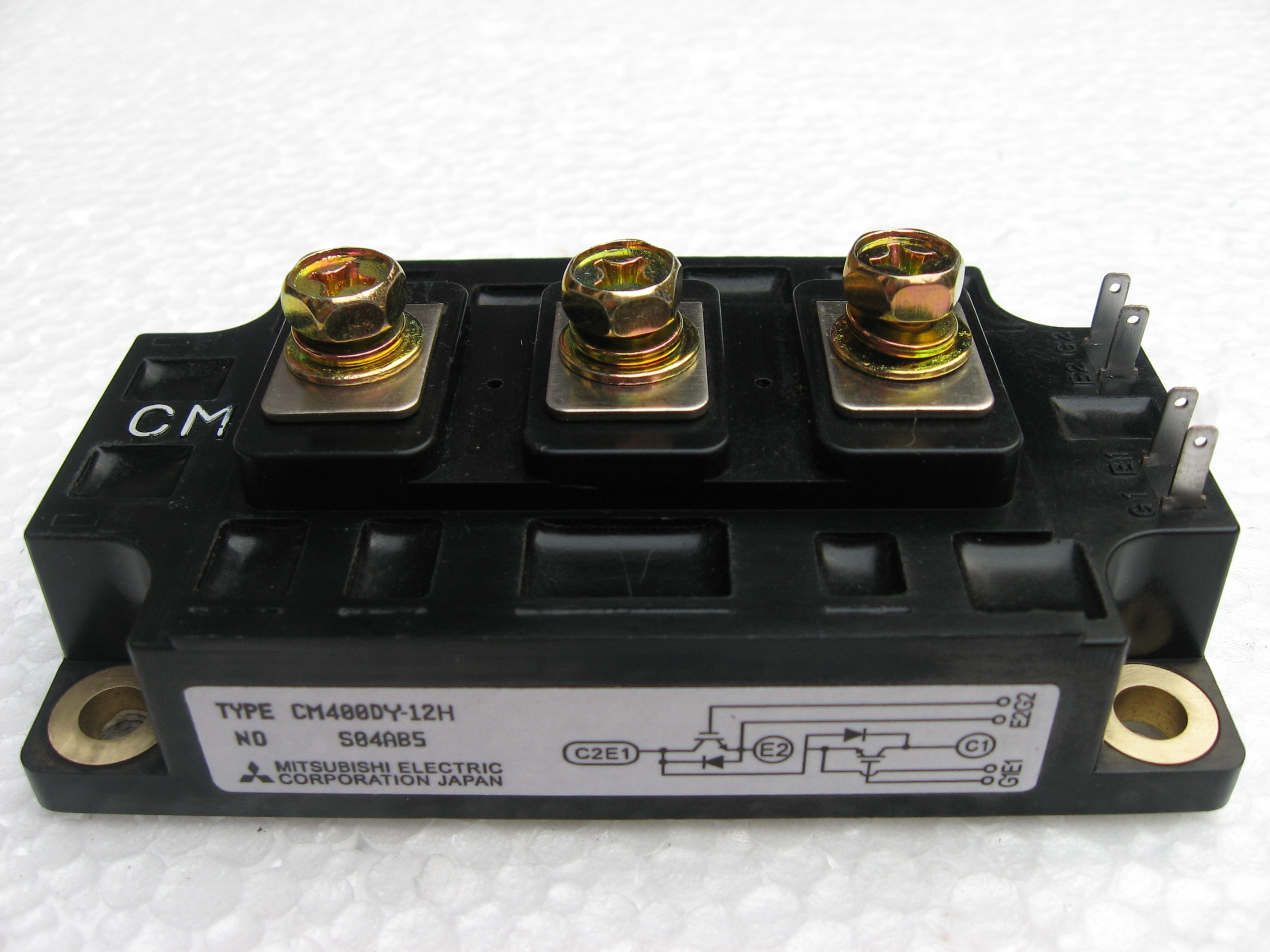 Black Igbt Mitsubishi Module Cm400dy1-12e