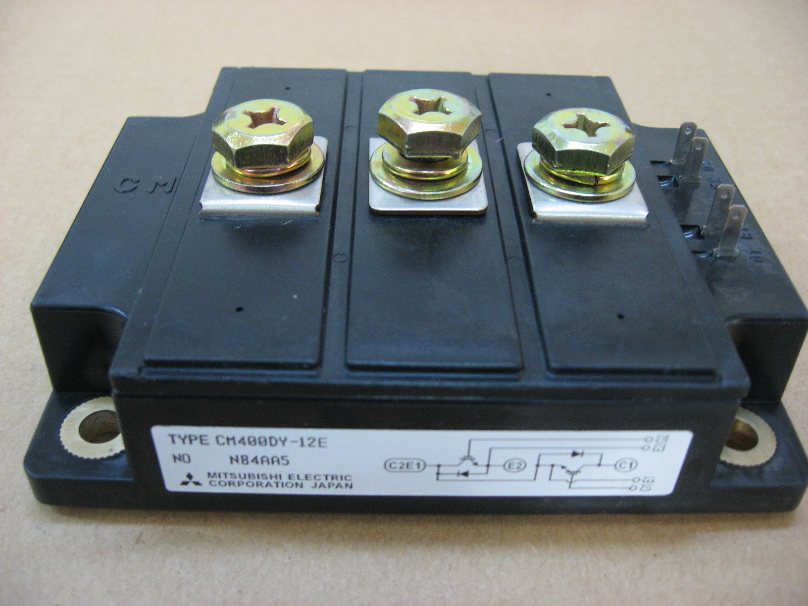 Black Igbt Mitsubishi Module Cm400dy1-12e