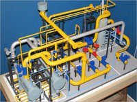 औद्योगिक पाइपिंग मॉडल