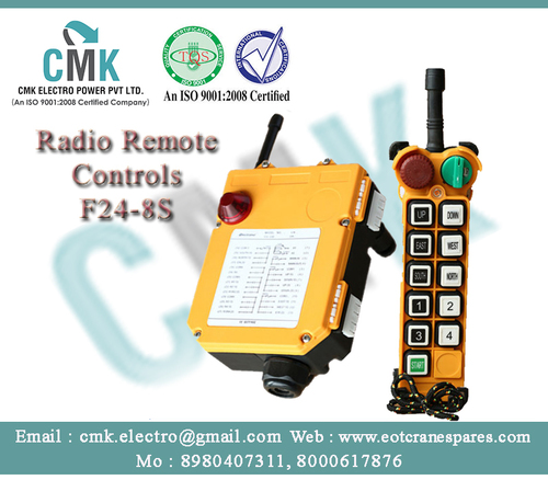 Red Radio Remote Control For Cranes