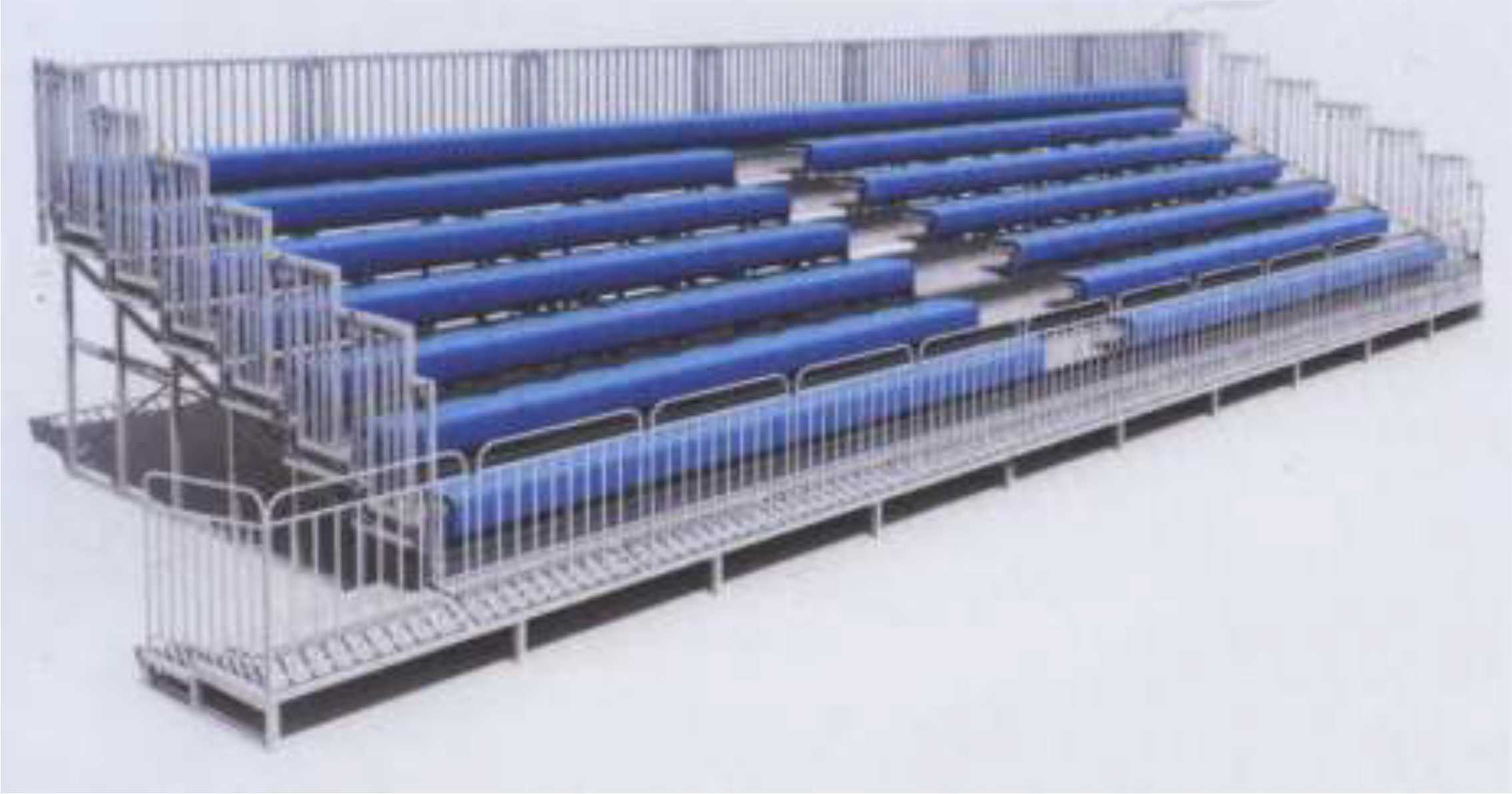 Bleacher Chair - Color: Blue