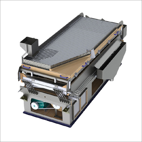 Gravity Separator - Stainless Steel Sieve, 3000mm Length x 1200mm Width | 4 TPH Capacity, 60 Blowers, Aerodynamic Design, Adjustable Deck, VIB/VED Control
