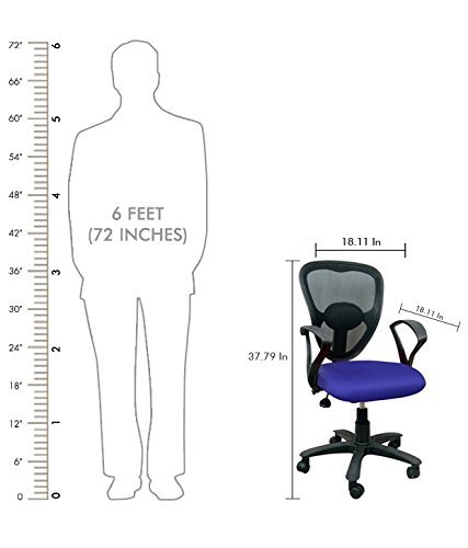 Machine Made Computer Chair Purple