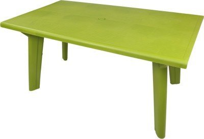 Machine Made Dining Table Beautiful Green Foldable