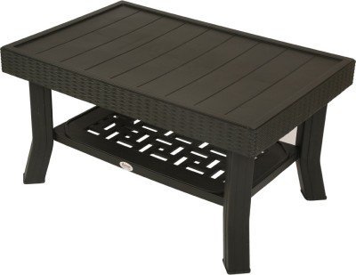 Natural Center Table In Black