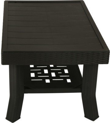 Natural Center Table In Black