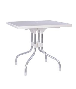 Machine Made Cafe Table In White