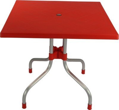 Machine Made Cafe Table In Red
