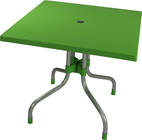 Machine Made Cafe Table In Green