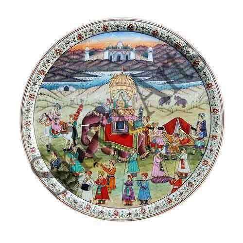 Royal Rajasthan Marble Plate