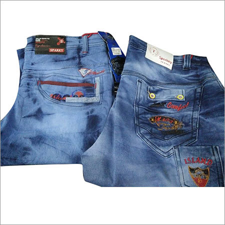 डिजाइनर नीली जींस