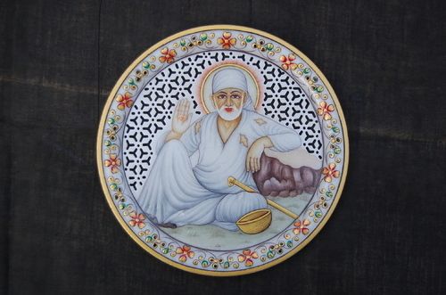 Sai Baba Marble Plate