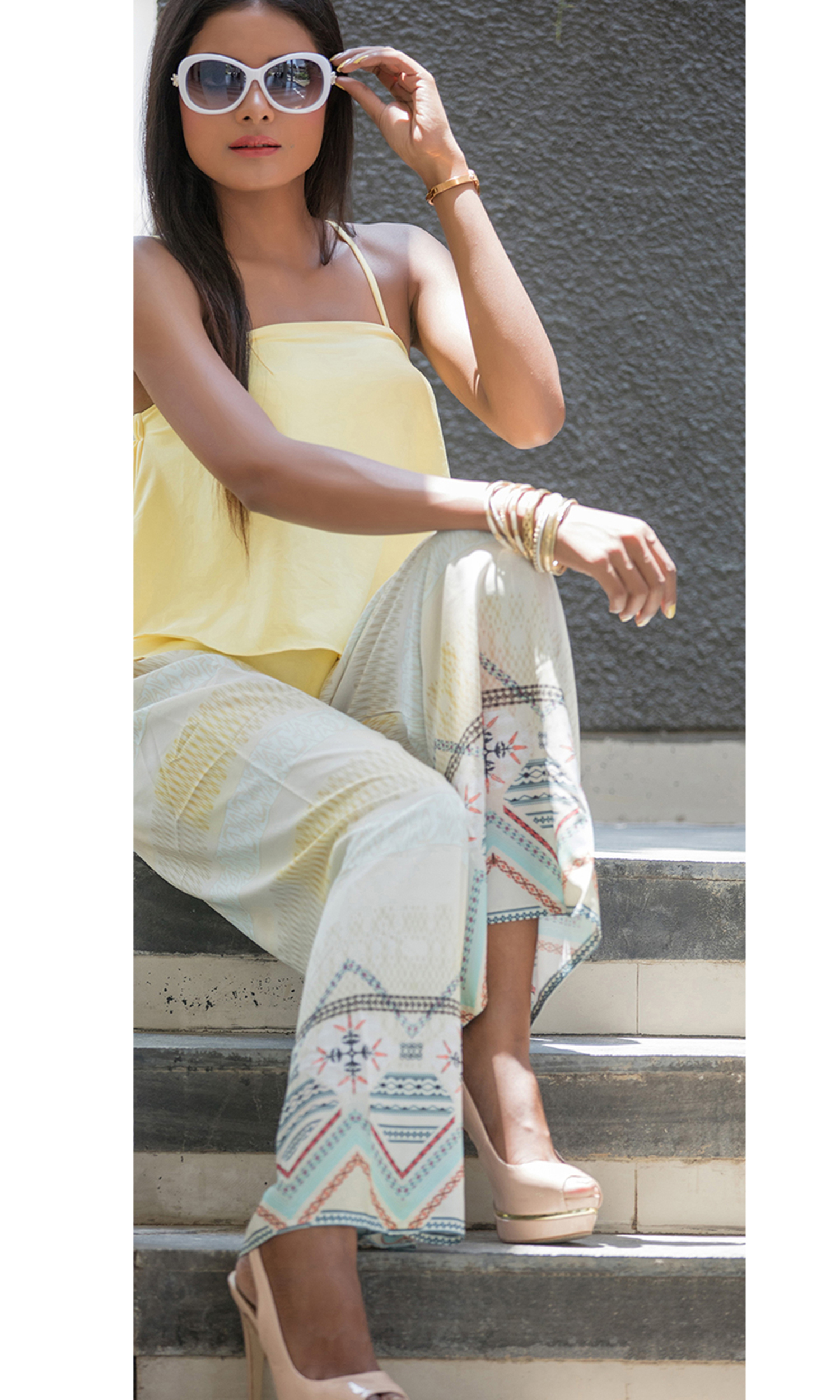 Crepe Printed Palazzos