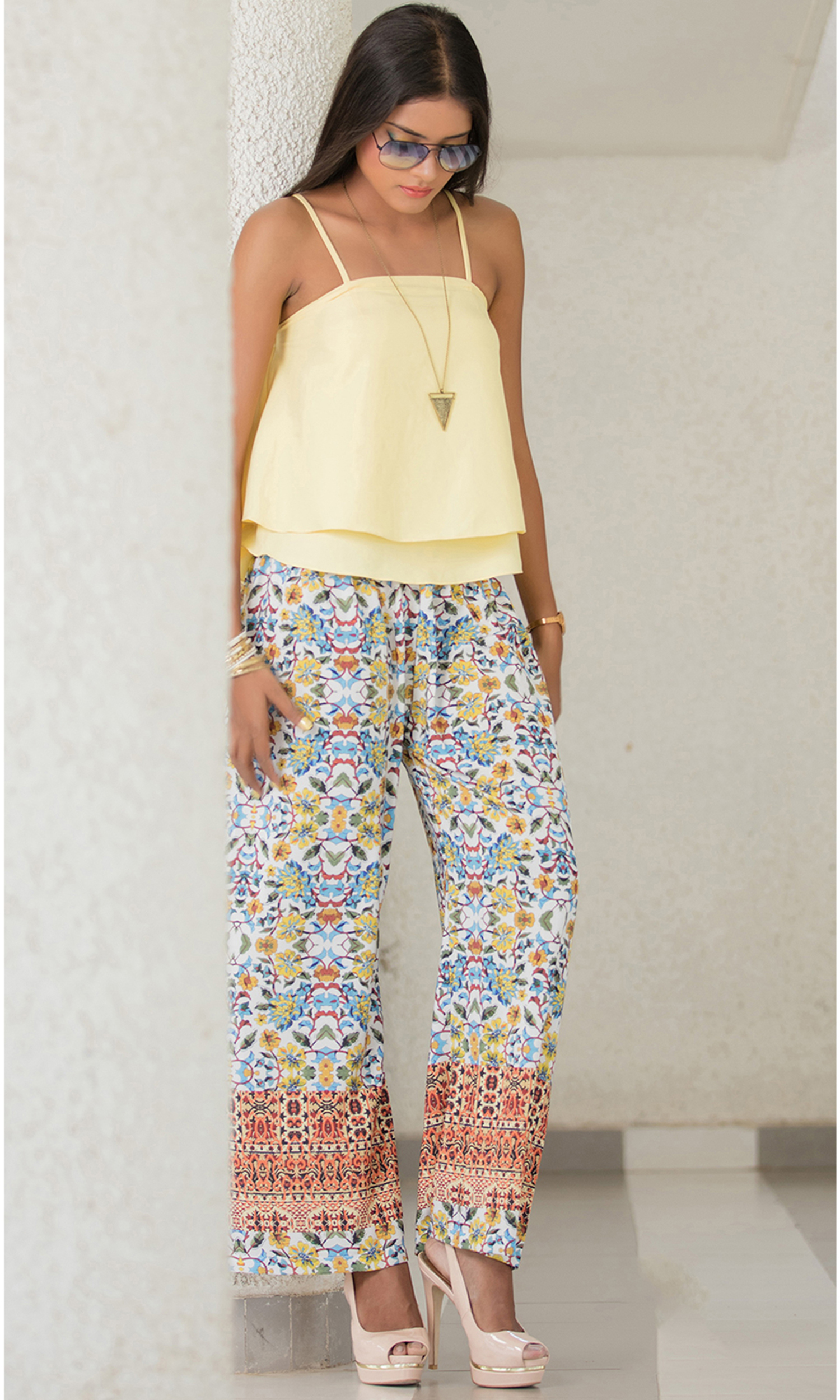 Crepe Printed Palazzos