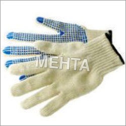 डॉटेड हैंड ग्लव्स