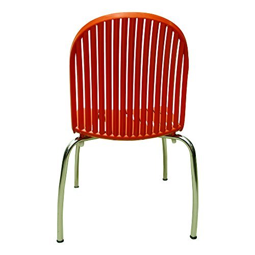Machine Made Cafe Chair In Red