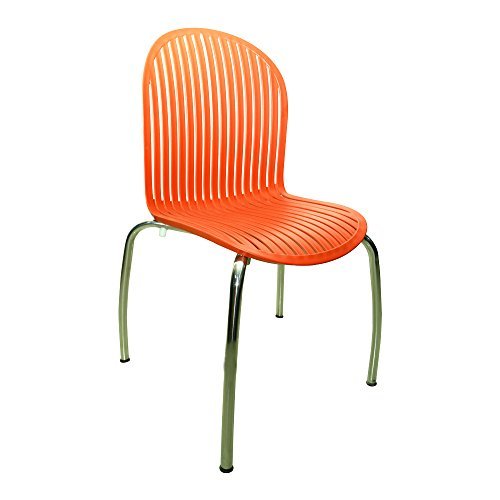 Machine Made Cafe Chair In Red