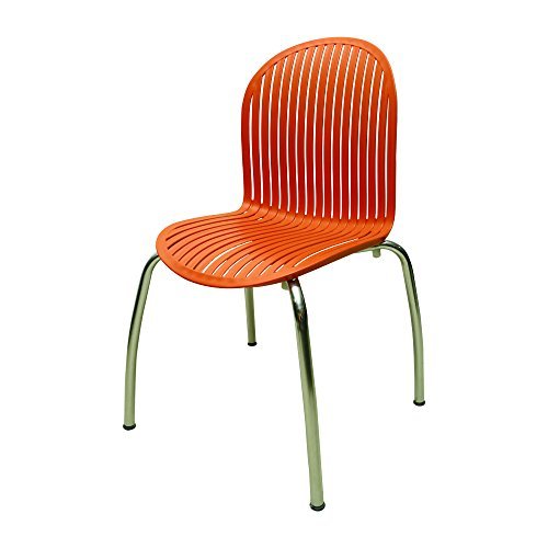 Machine Made Cafe Chair In Red
