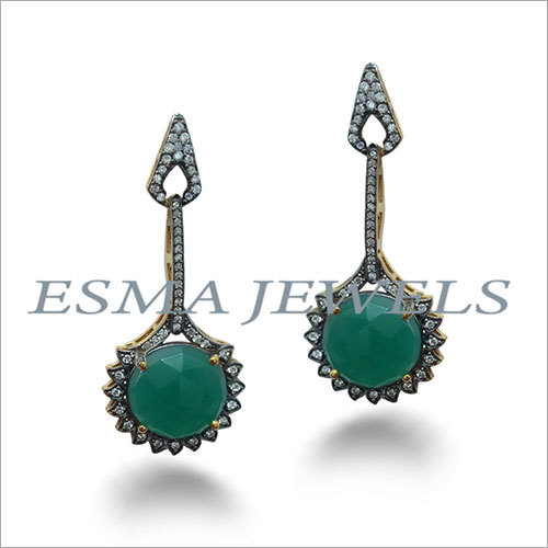 शुद्ध अमेरिकी हीरे के बालियां