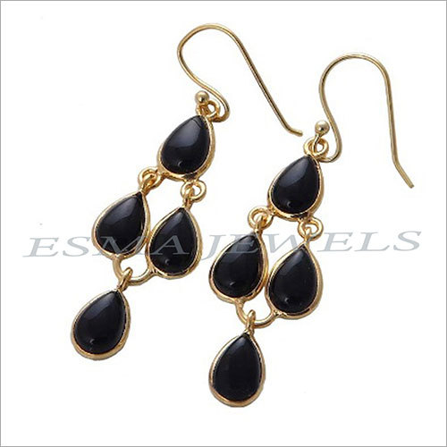 डिज़ाइनर गोल्ड प्लेटेड सिल्वर ईयररिंग्स