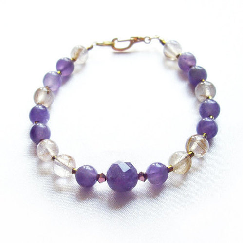 Semi Precious Stone Bracelet Gender: Unisex