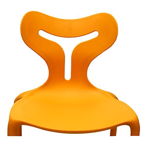 Machine Made Cafe Chair In Yellow Colour