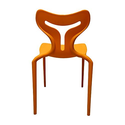 Machine Made Cafe Chair In Yellow Colour