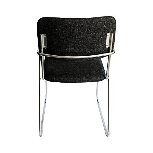 Machine Made Visitor Chair In Grey