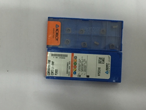 Korloy Ccmt 060204 Hm Pc 9030 Carbide Insert - Carbide Material, Pvd Coated Layer, Tialn Thin Film | High Wear-resistance, Ideal For Stainless Steel Turning