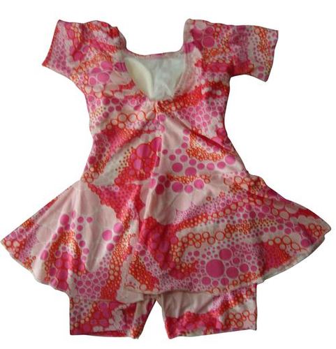 4-वे लाइक्रा शाइनिंग एज ग्रुप में महिलाओं के लिए स्विमिंग ड्रेस: बच्चे