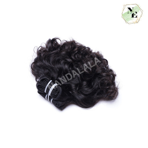 Weft Human Hair Extension - Remy Indian Bulk Hair, Black Color | High Strand Strength, Smooth Texture, Chemically Washed, Warranty Included