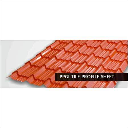 PPGI Tile Profile Sheet - Color Steel Plate, Plain Roof Tiles | Less Maintenance, No Spoilage From Bird Nuisance, Uniform Thickness