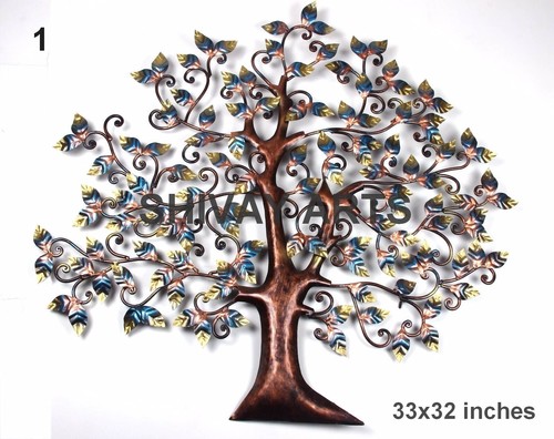 कंटेम्परेरी मेटल आयरन ट्री वॉल डेकॉर/ वॉल हैंगिंग