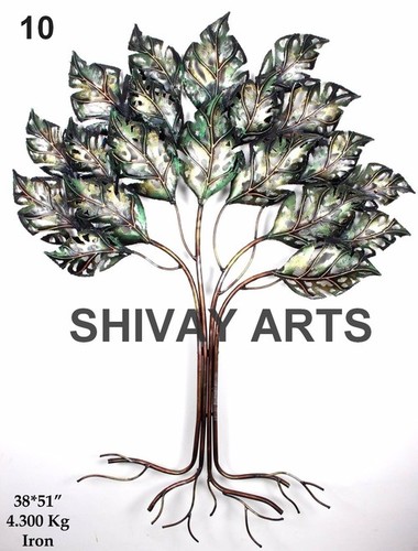 आधुनिक धातु आयरन ट्री दीवार सजावट / दीवार लटकन