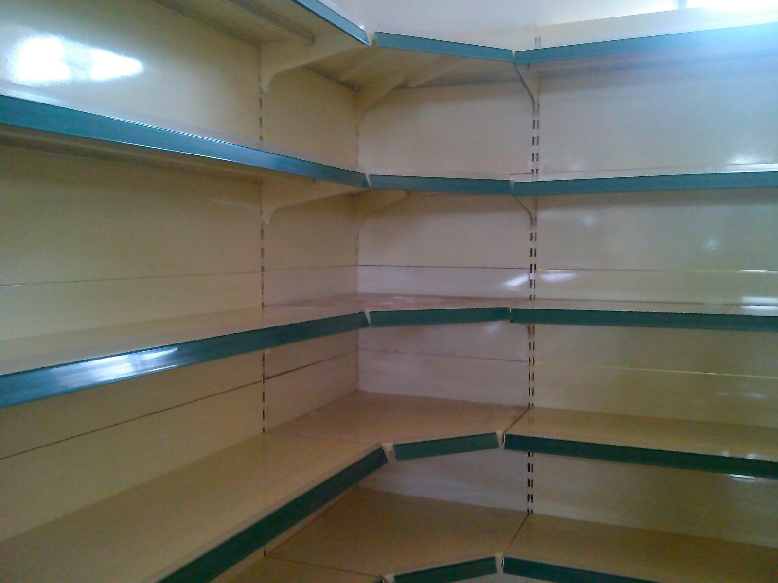Industrial Racks - Mild Steel, Heavy Duty Double Sided Supermarket Rack | Glossy Finish, Durable Shine, Less Maintenance