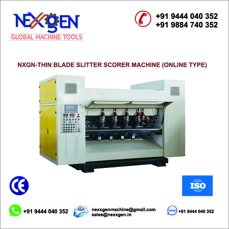 Semi-Automatic Thin Blade Slitter Scorer( Online Type)