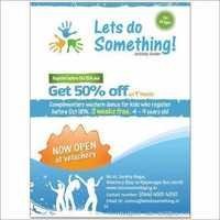 छपे हुए पूर्ण रंगीन फ़्लायर