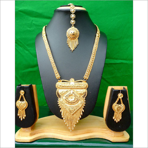 सोने की प्लेटिंग वाला फैंसी हार