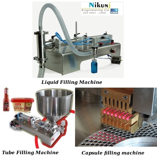 तरल, ट्यूब और कैप्सूल भरने की मशीन