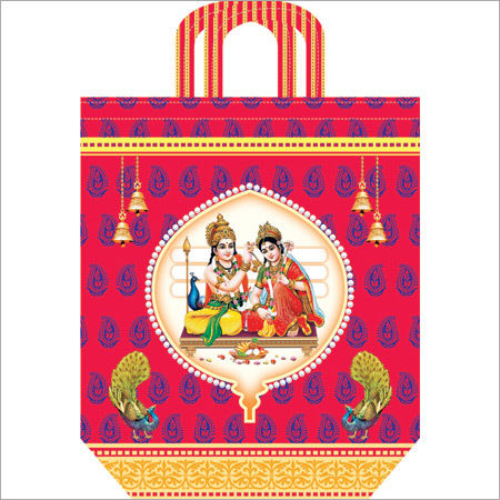 Colored Printed Marriage Bags