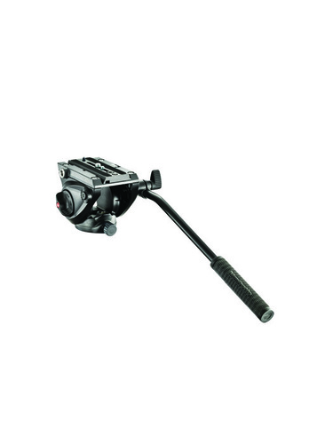 MVH500AH Fluid Head - Aluminium, 16x16x36 cm, Matte Black | 2 Year Warranty, Lightweight 1.5 kg