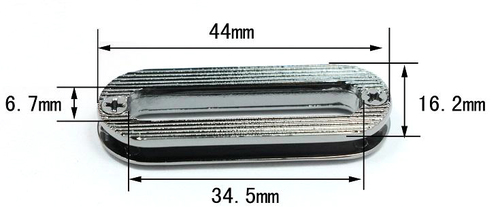 सुराख़ ग्रोमेट स्ट्रिएशन ब्लैक निकल हैंडबैग