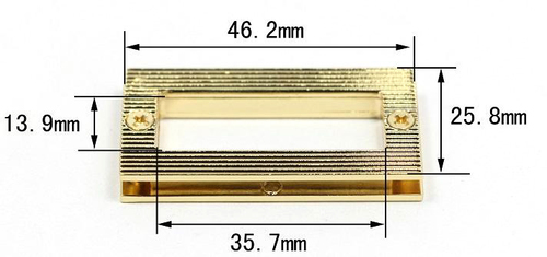 लाइट गोल्ड स्ट्राइट स्क्वायर आइलेट