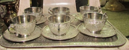 पीतल शराब सेट