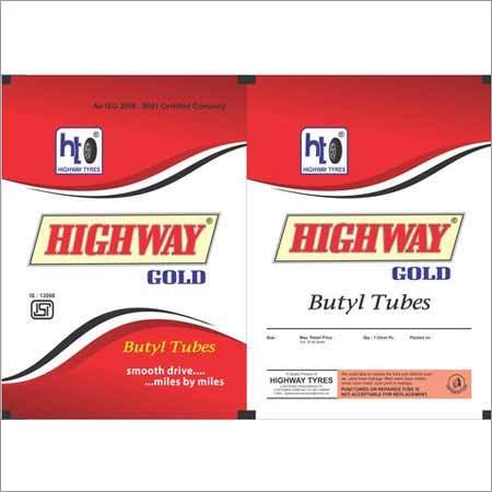 Two Wheelar Auto Tube Printed Laminated Pouches - Color: Multicolor