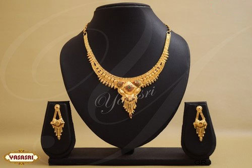 Golden New Model Necklace