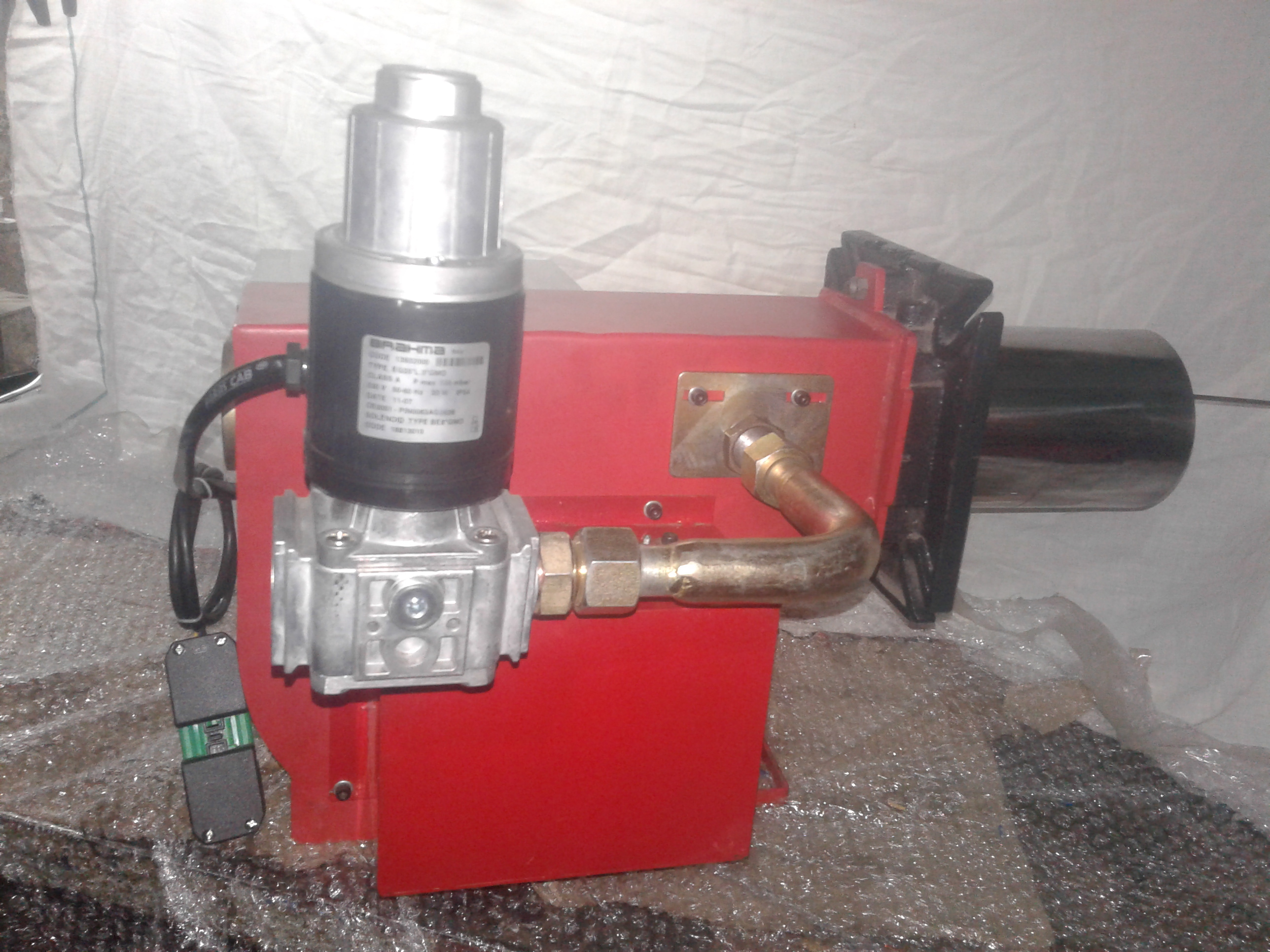 Gas Burner Pressure: High Pressure Pa