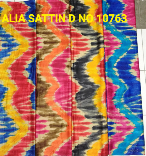 पॉलिएस्टर साटन मुद्रित कपड़े