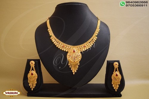 Golden Fancy Trendy Necklace