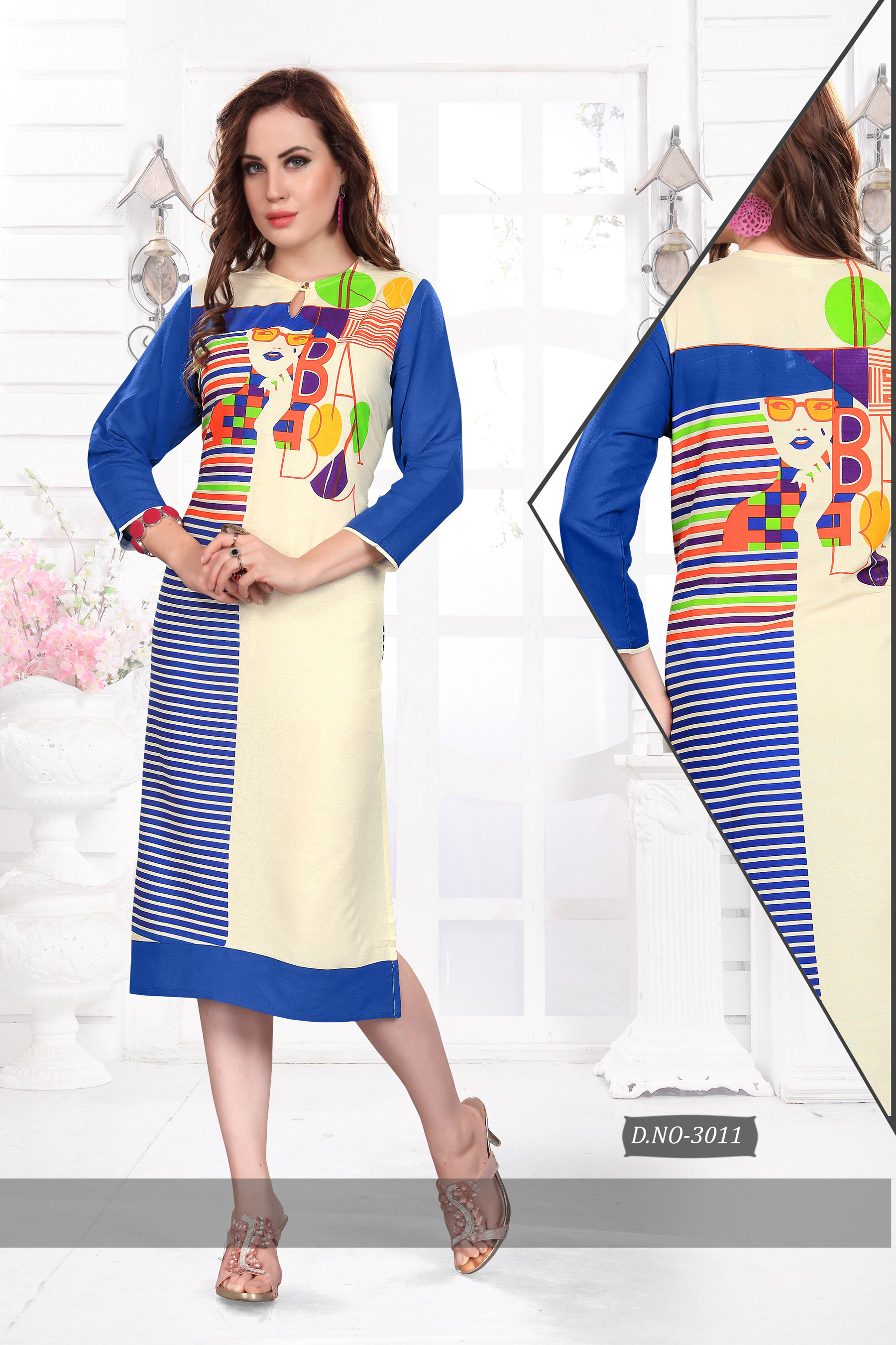 Cream Tunic Kurti